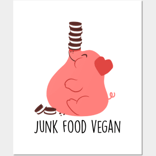 Junk Food Vegan Posters and Art